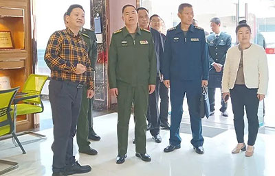 佛山軍分區(qū)政委、禪城區(qū)委常委領導一行蒞臨金凱地調(diào)研指