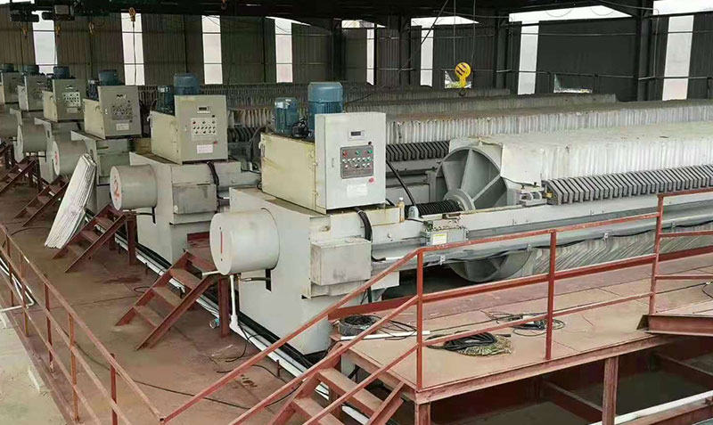 洗砂廢水處理推薦選用金凱地廂式高壓污泥脫水壓濾機